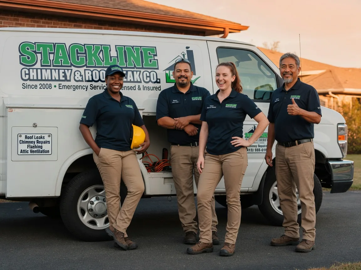 Chimney flashing repair company in Nashoba, OK